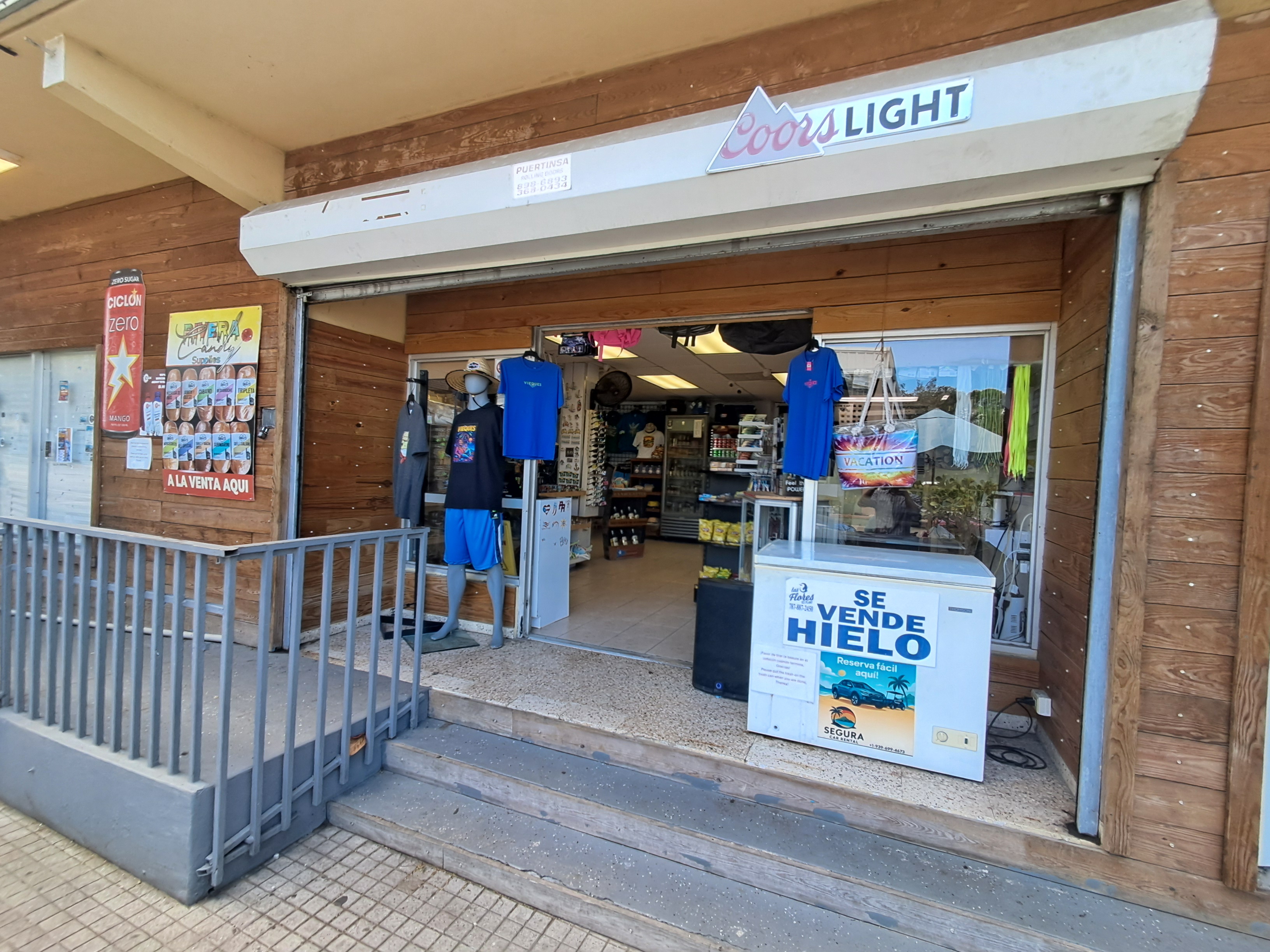 Front entrance of Lighthouse & Buga's Café