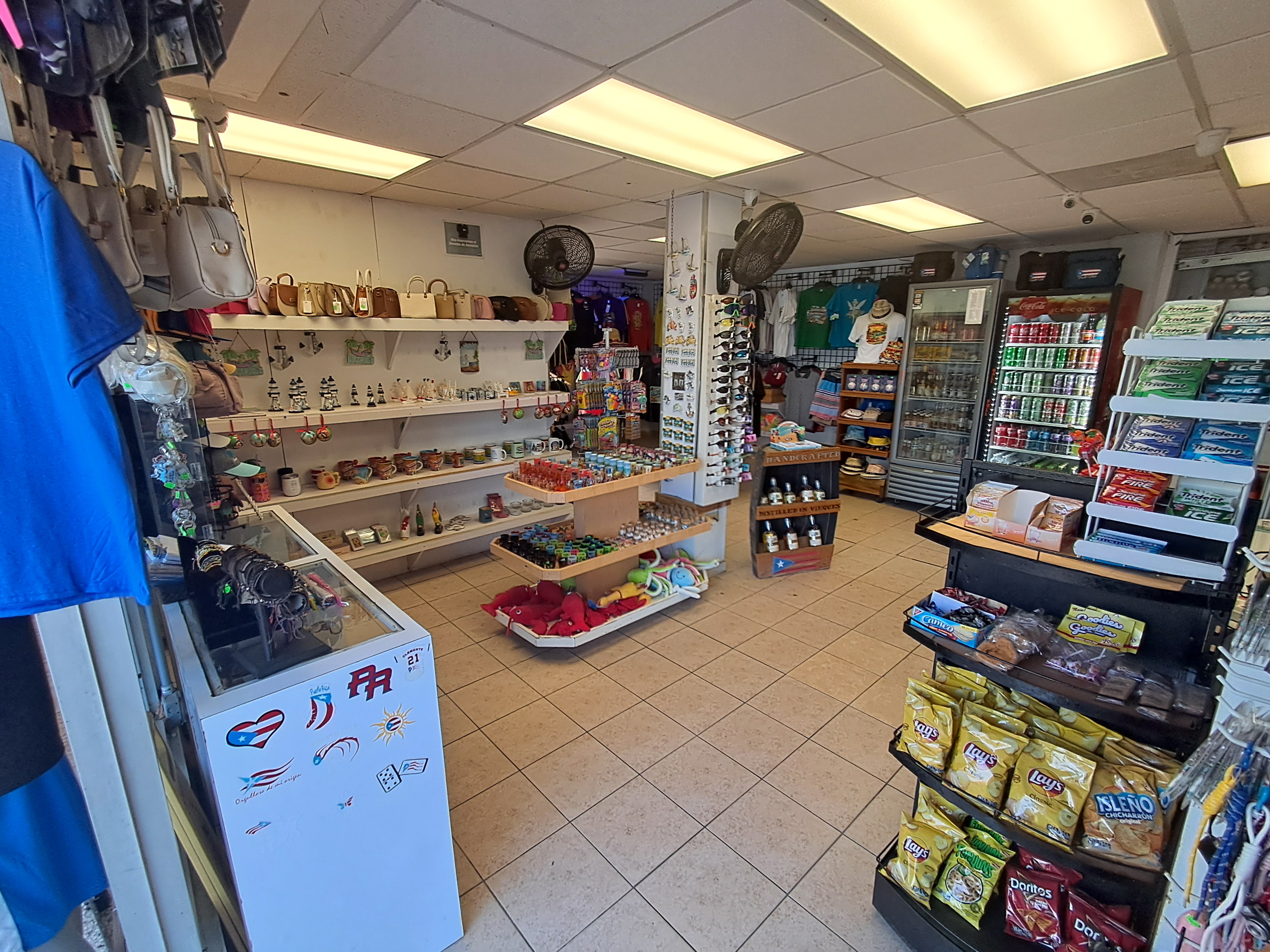 Vieques souvenir display